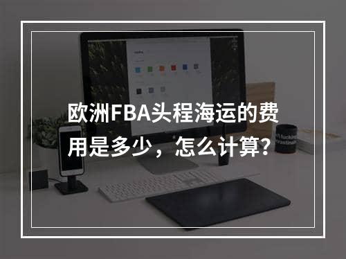 欧洲FBA头程海运的费用是多少，怎么计算？