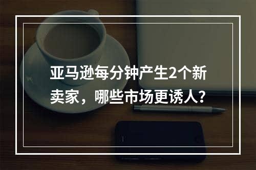 亚马逊每分钟产生2个新卖家，哪些市场更诱人？