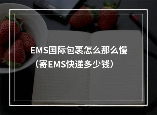 EMS国际包裹怎么那么慢（寄EMS快递多少钱）