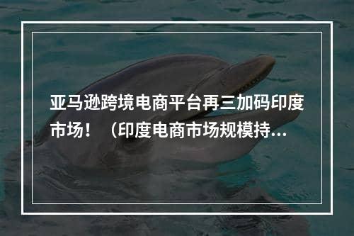 亚马逊跨境电商平台再三加码印度市场！（印度电商市场规模持续扩大）