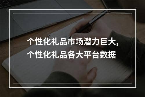 个性化礼品市场潜力巨大,个性化礼品各大平台数据