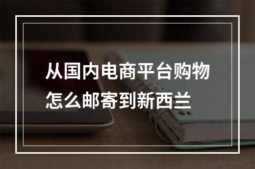 从国内电商平台购物怎么邮寄到新西兰