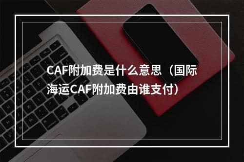 CAF附加费是什么意思（国际海运CAF附加费由谁支付）