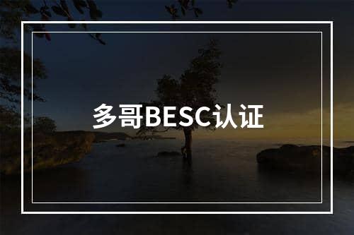 多哥BESC认证