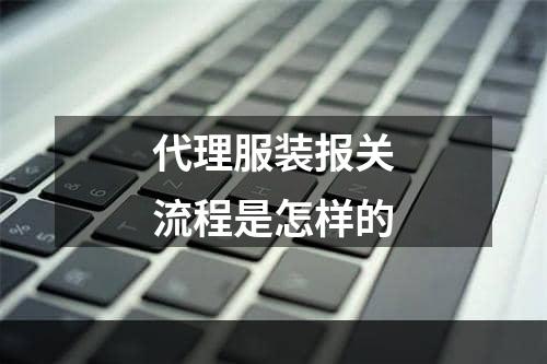 代理服装报关流程是怎样的