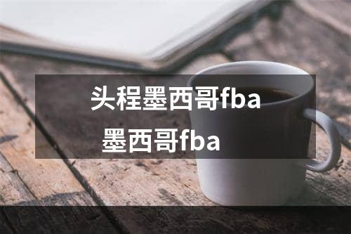 头程墨西哥fba  墨西哥fba