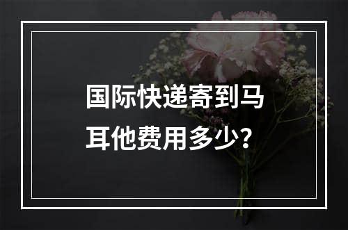 国际快递寄到马耳他费用多少？