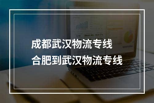 成都武汉物流专线  合肥到武汉物流专线