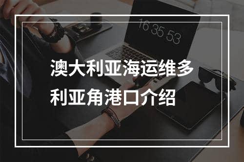 澳大利亚海运维多利亚角港口介绍