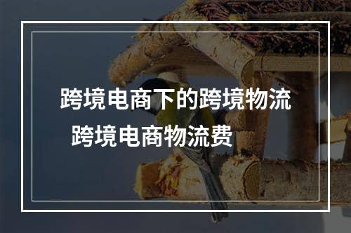 跨境电商下的跨境物流  跨境电商物流费