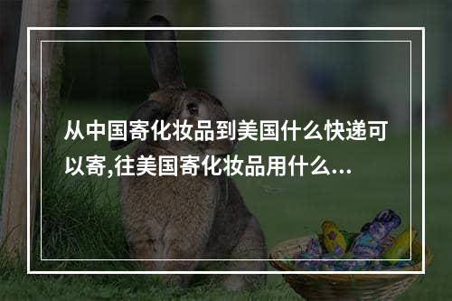 从中国寄化妆品到美国什么快递可以寄,往美国寄化妆品用什么快递