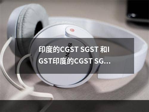 印度的CGST SGST 和IGST印度的CGST SGST 和IGST