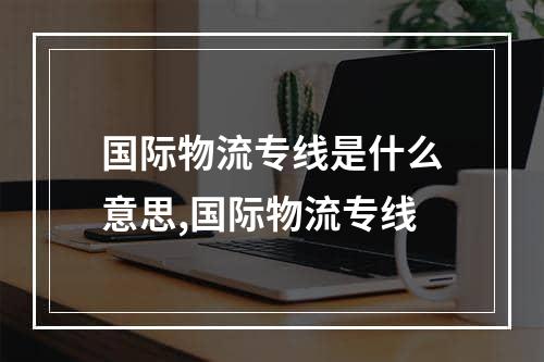 国际物流专线是什么意思,国际物流专线