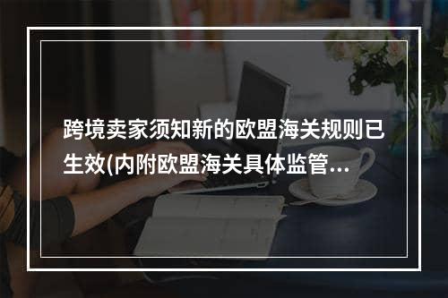 跨境卖家须知新的欧盟海关规则已生效(内附欧盟海关具体监管要求)