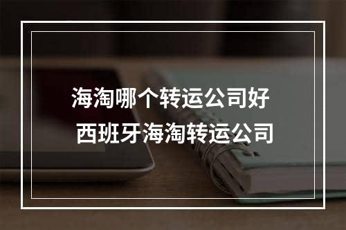 海淘哪个转运公司好  西班牙海淘转运公司