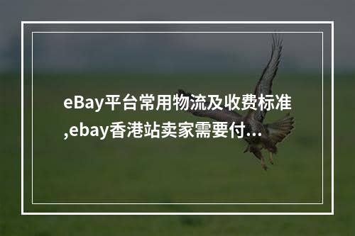 eBay平台常用物流及收费标准,ebay香港站卖家需要付刊登费用吗