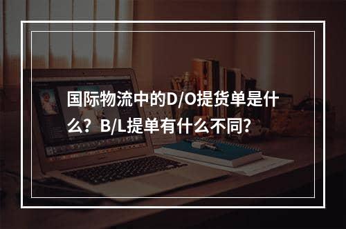 国际物流中的D/O提货单是什么？B/L提单有什么不同？