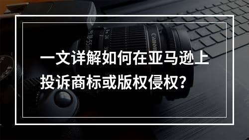 一文详解如何在亚马逊上投诉商标或版权侵权？