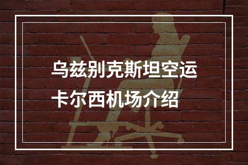 乌兹别克斯坦空运卡尔西机场介绍