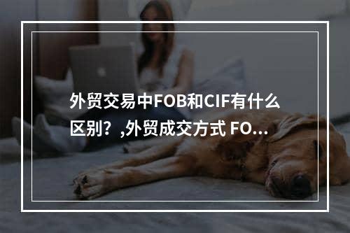 外贸交易中FOB和CIF有什么区别？,外贸成交方式 FOB 和 CIF 有什么区别？