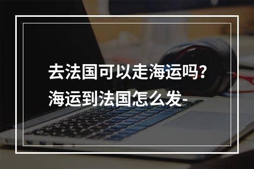 去法国可以走海运吗？海运到法国怎么发-