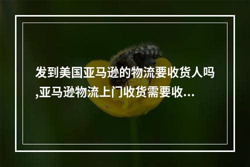 发到美国亚马逊的物流要收货人吗,亚马逊物流上门收货需要收货单吗