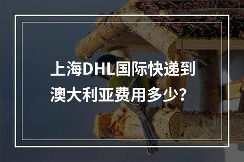 上海DHL国际快递到澳大利亚费用多少？