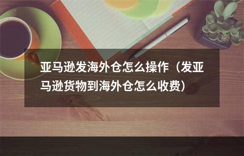 亚马逊发海外仓怎么操作（发亚马逊货物到海外仓怎么收费）