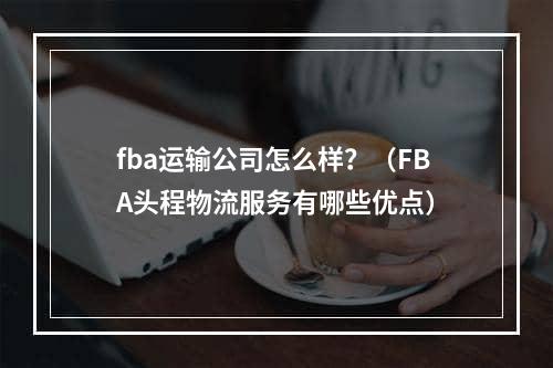 fba运输公司怎么样？（FBA头程物流服务有哪些优点）