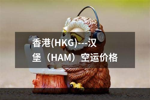 香港(HKG)---汉堡（HAM）空运价格