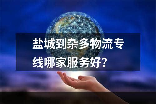 盐城到杂多物流专线哪家服务好？