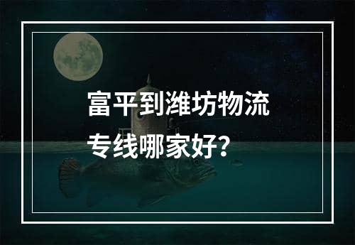 富平到潍坊物流专线哪家好？