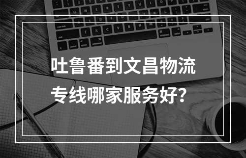 吐鲁番到文昌物流专线哪家服务好？