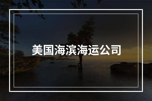 美国海滨海运公司