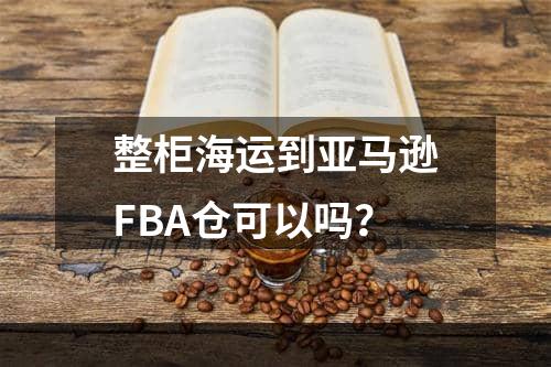 整柜海运到亚马逊FBA仓可以吗？