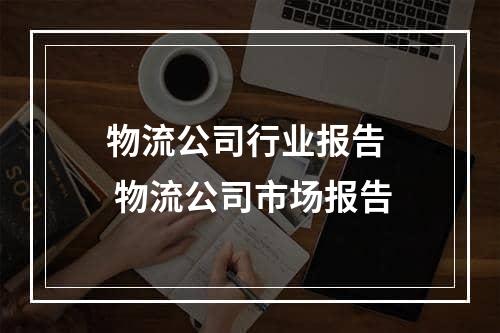 物流公司行业报告  物流公司市场报告