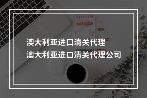 澳大利亚进口清关代理  澳大利亚进口清关代理公司