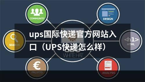 ups国际快递官方网站入口（UPS快递怎么样）