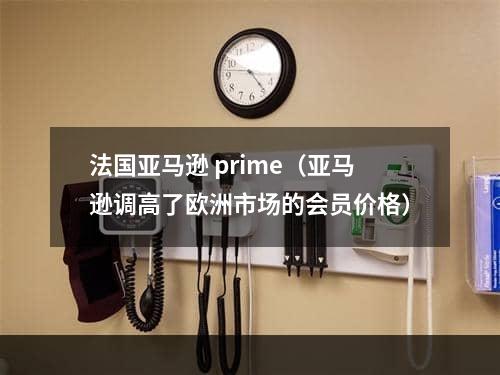 法国亚马逊 prime（亚马逊调高了欧洲市场的会员价格）