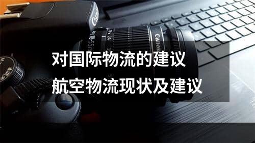 对国际物流的建议  航空物流现状及建议