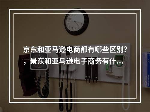 京东和亚马逊电商都有哪些区别？，景东和亚马逊电子商务有什么区别？