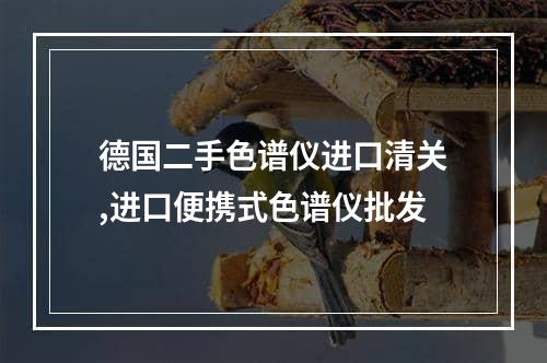 德国二手色谱仪进口清关,进口便携式色谱仪批发