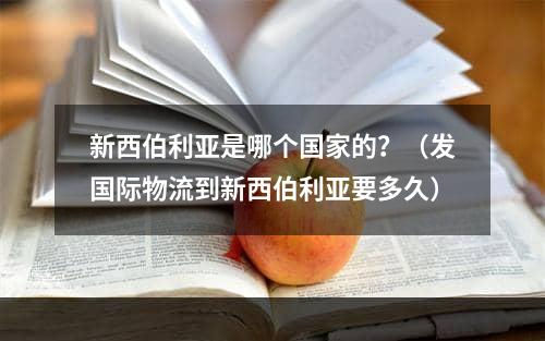 新西伯利亚是哪个国家的？（发国际物流到新西伯利亚要多久）