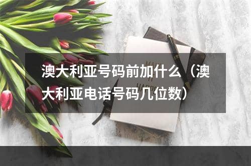 澳大利亚号码前加什么（澳大利亚电话号码几位数）