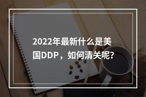 2022年最新什么是美国DDP，如何清关呢？