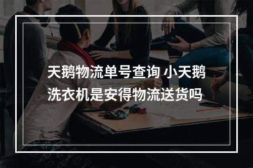 天鹅物流单号查询 小天鹅洗衣机是安得物流送货吗