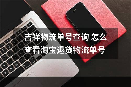 吉祥物流单号查询 怎么查看淘宝退货物流单号